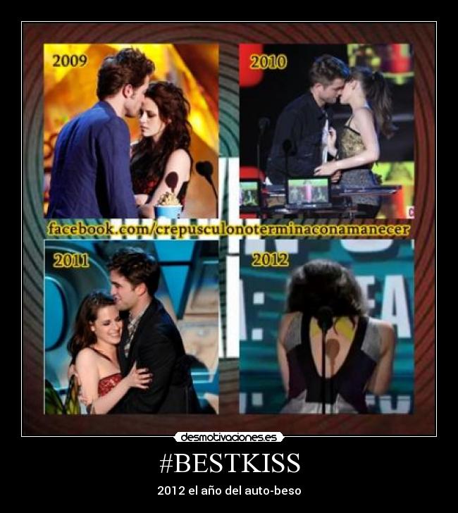 #BESTKISS - 2012 el año del auto-beso