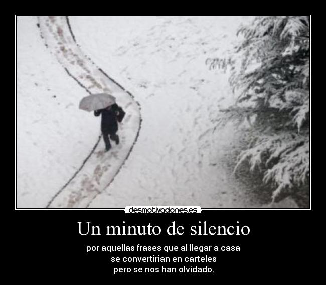 Un minuto de silencio - 