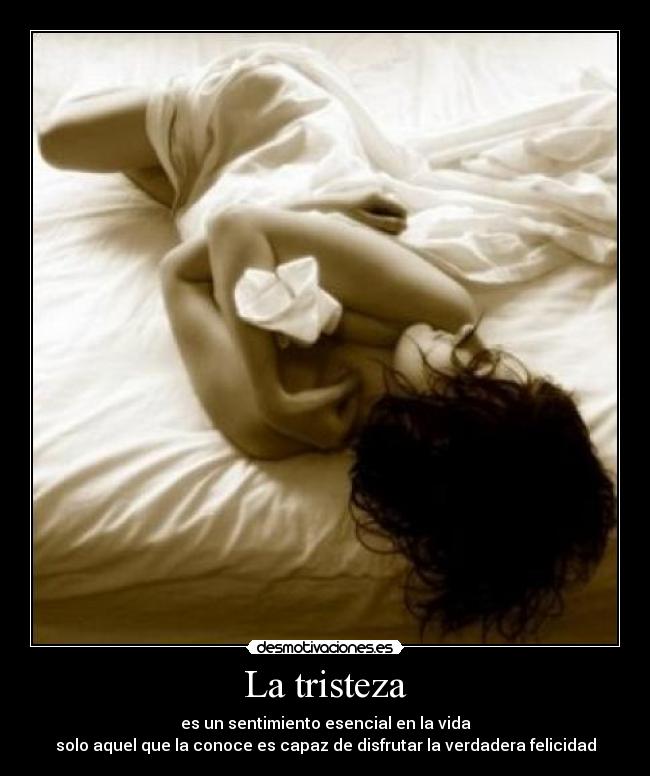 La tristeza -
