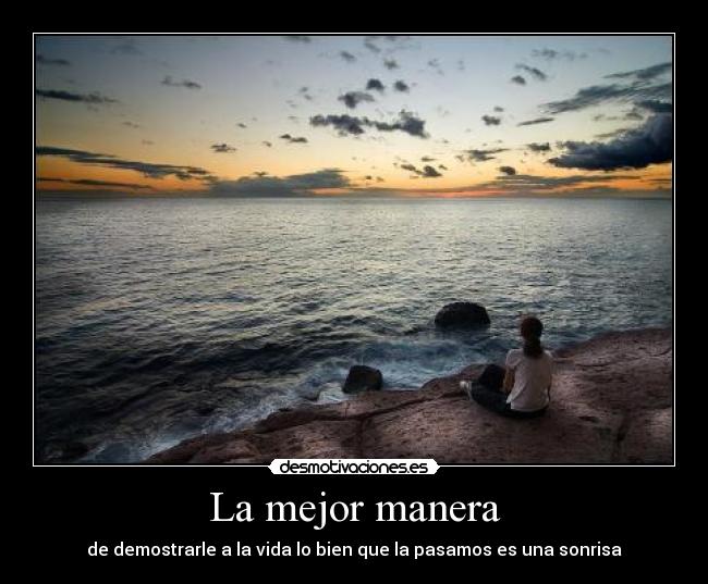 La mejor manera -