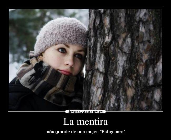 carteles mentira mujeres desmotivaciones