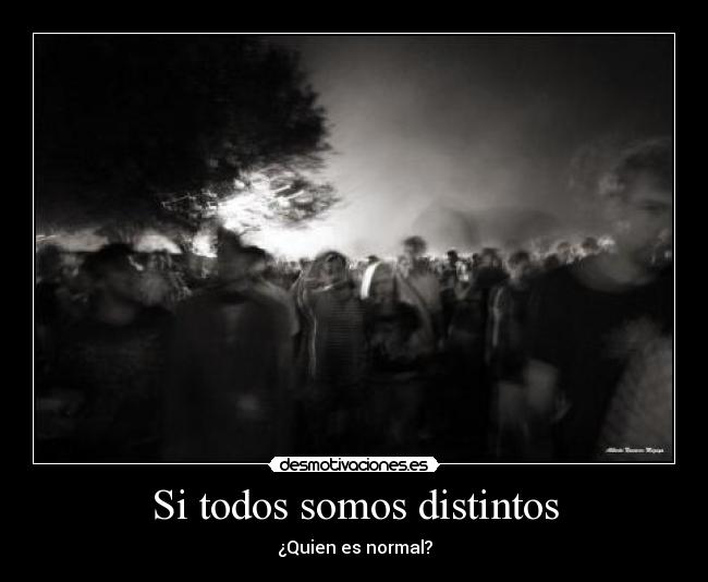Si todos somos distintos - 