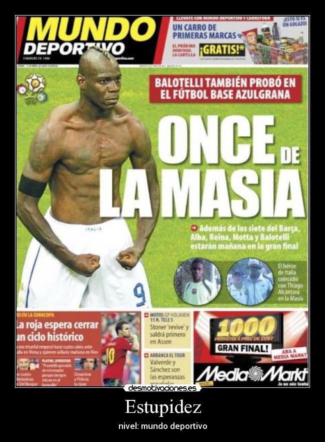 carteles balotelli cantero jajajaja desmotivaciones