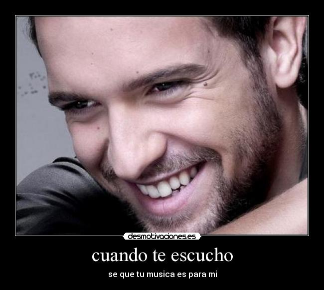 cuando te escucho - se que tu musica es para mi