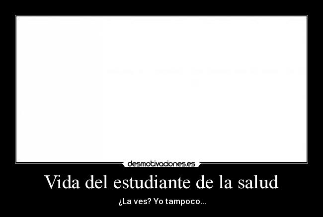 Vida del estudiante de la salud -