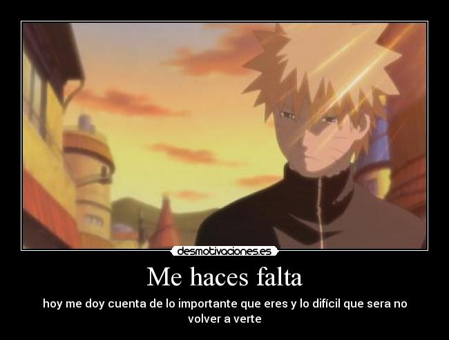 Me haces falta -