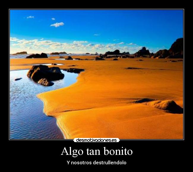 Algo tan bonito -