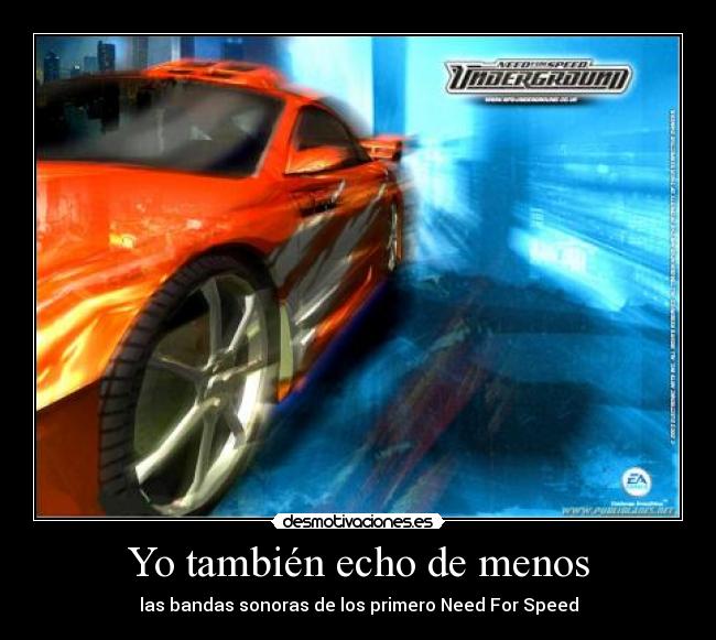 Yo también echo de menos - las bandas sonoras de los primero Need For Speed