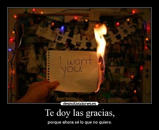 Te doy las gracias, - 