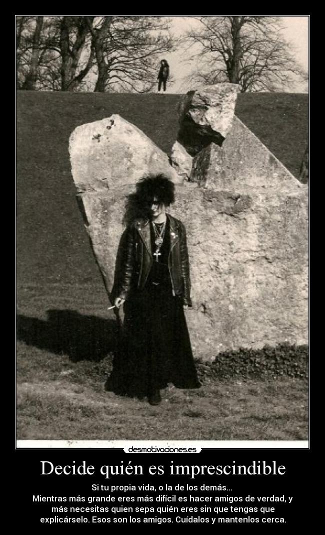 Decide quién es imprescindible - 