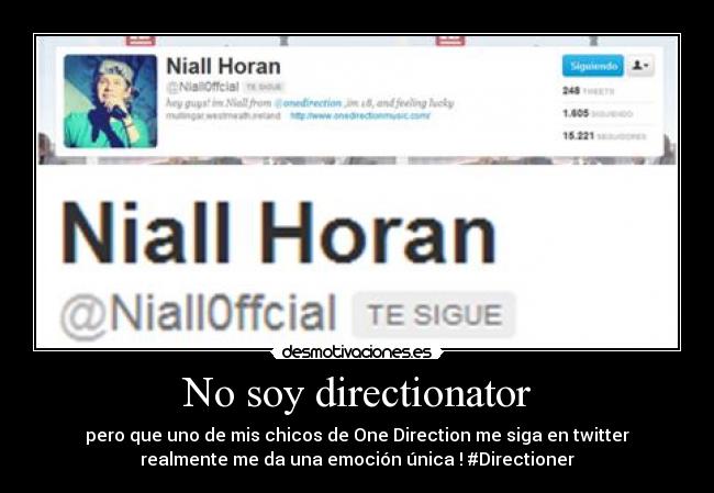 carteles directionator directioners one direction desmotivaciones