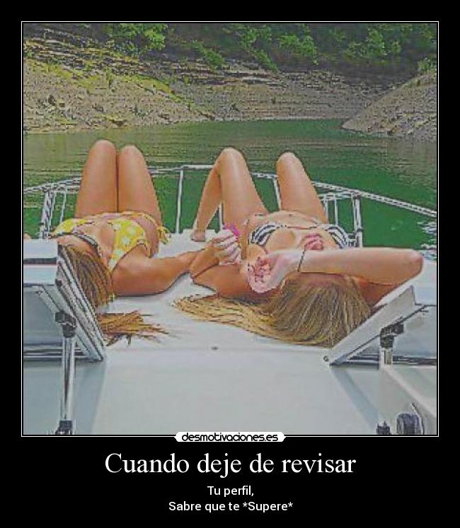Cuando deje de revisar -