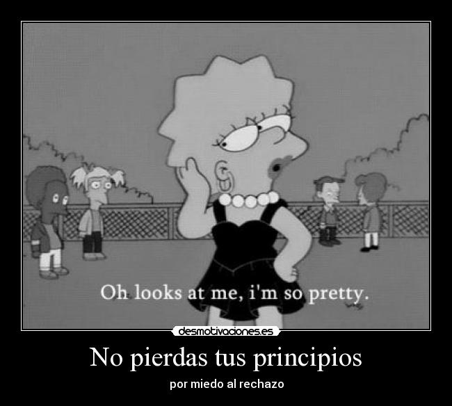 No pierdas tus principios -