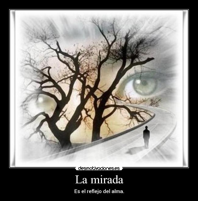 La mirada - Es el reflejo del alma.