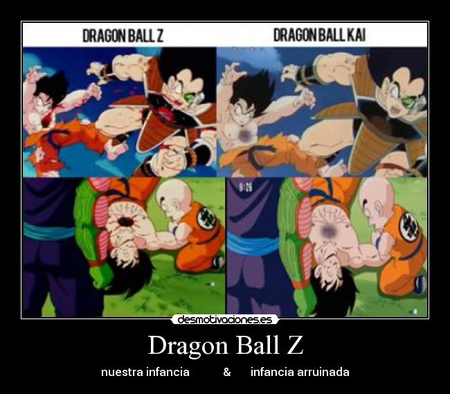 carteles dragon ball goku echos reales infancia arruinada cagadas desmotivaciones desmotivaciones