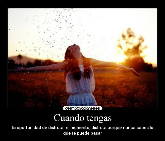 carteles disfrutar cada instante desmotivaciones