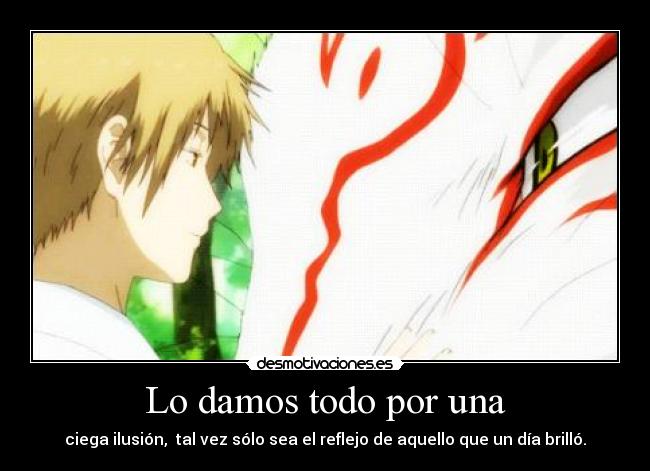 carteles natsume yuujinchou madara harukaze desmotivaciones