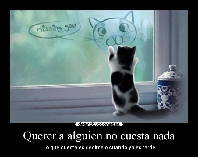 Querer a alguien no cuesta nada -