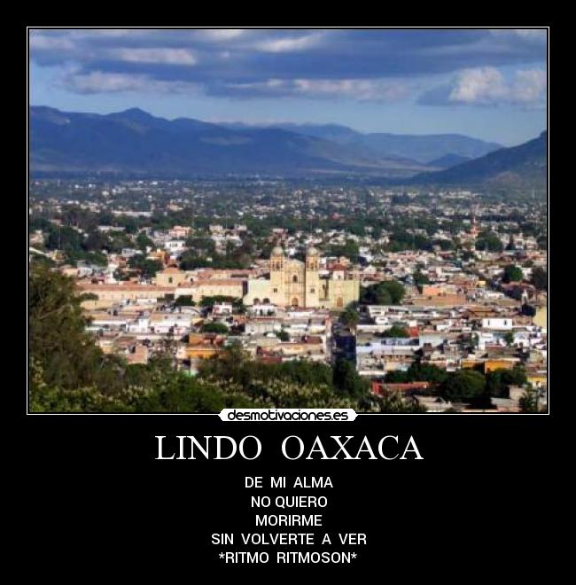 LINDO  OAXACA - 