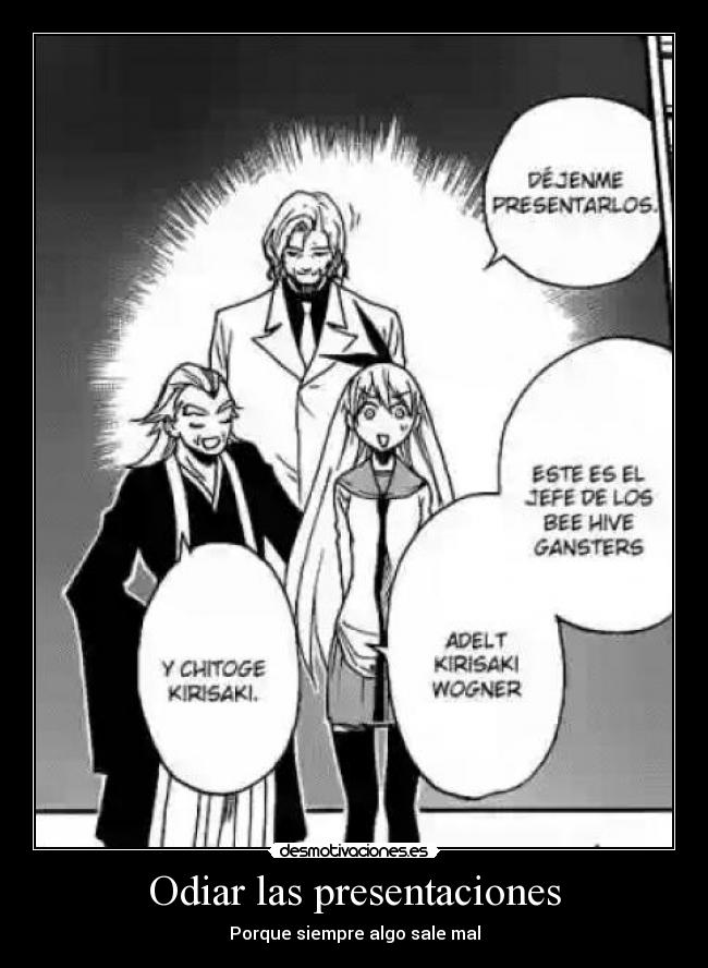 Odiar las presentaciones -