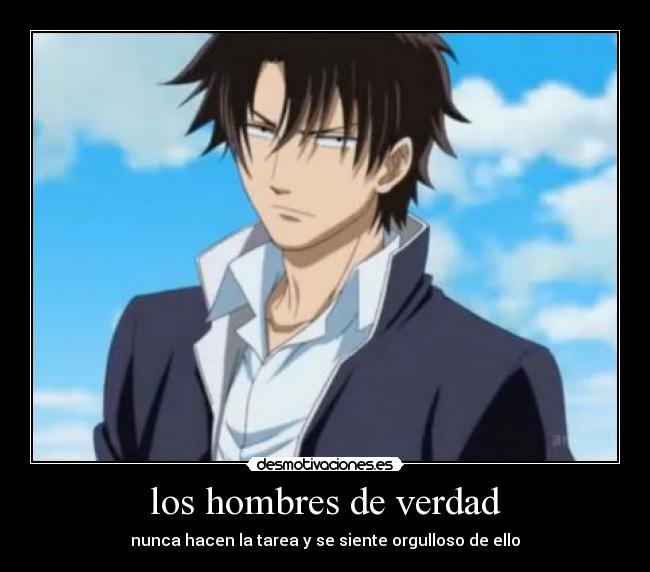 los hombres de verdad -