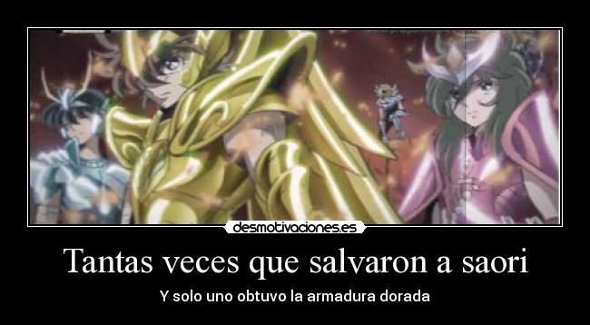 carteles saint seiya armadura desmotivaciones
