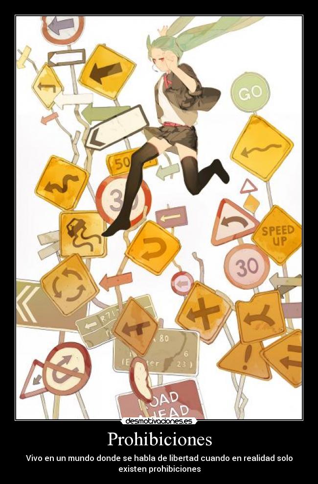 carteles prohibiciones falsedad democracias hipocritas corrupcion negligencia desinteres desmotivaciones