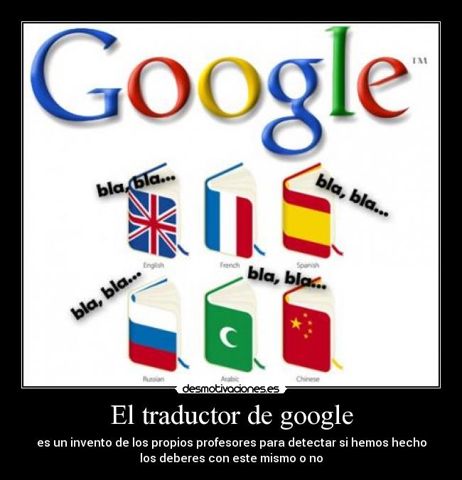 El traductor de google - 