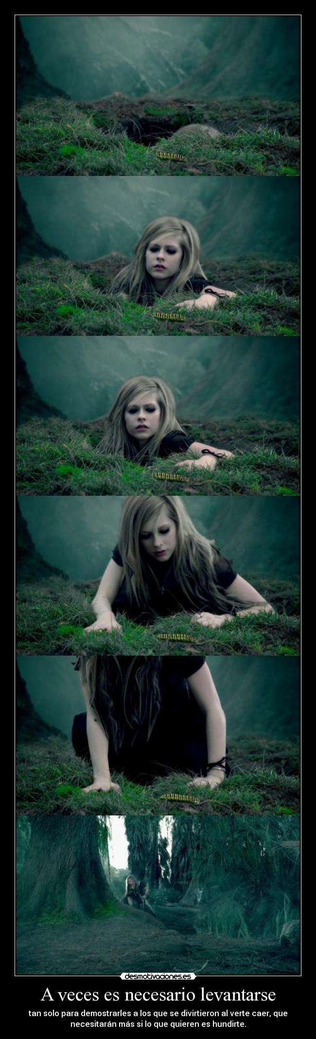 A veces es necesario levantarse - 