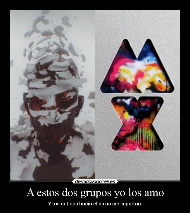 carteles linkin park coldplay desmotivaciones