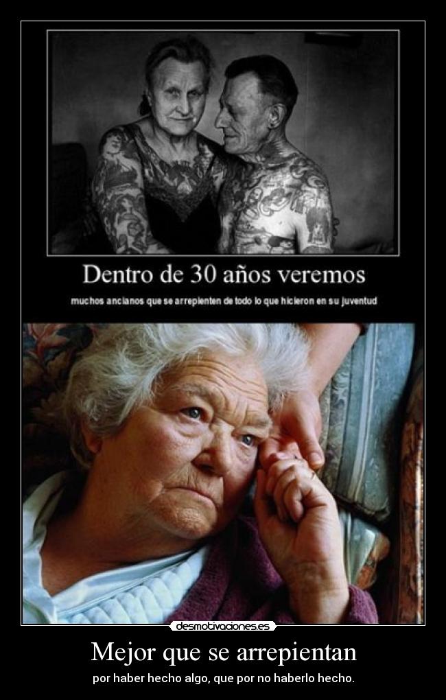 Mejor que se arrepientan - 