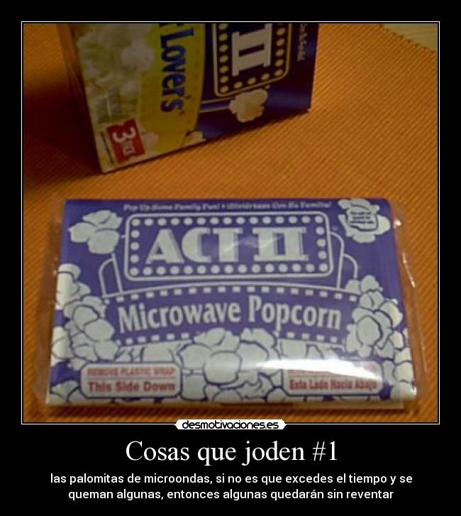 Cosas que joden #1 - 