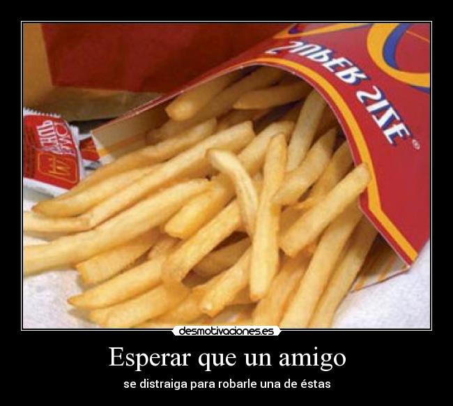 Esperar que un amigo -
