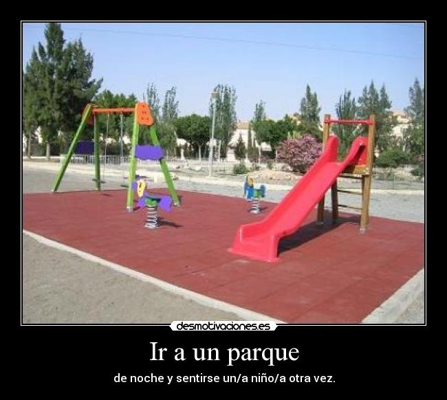 Ir a un parque -