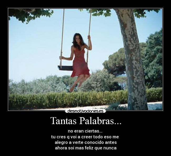 Tantas Palabras... -