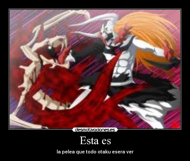 Esta es - la pelea que todo otaku esera ver