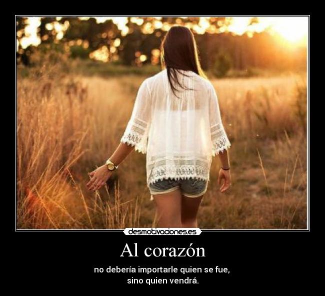 Al corazón -