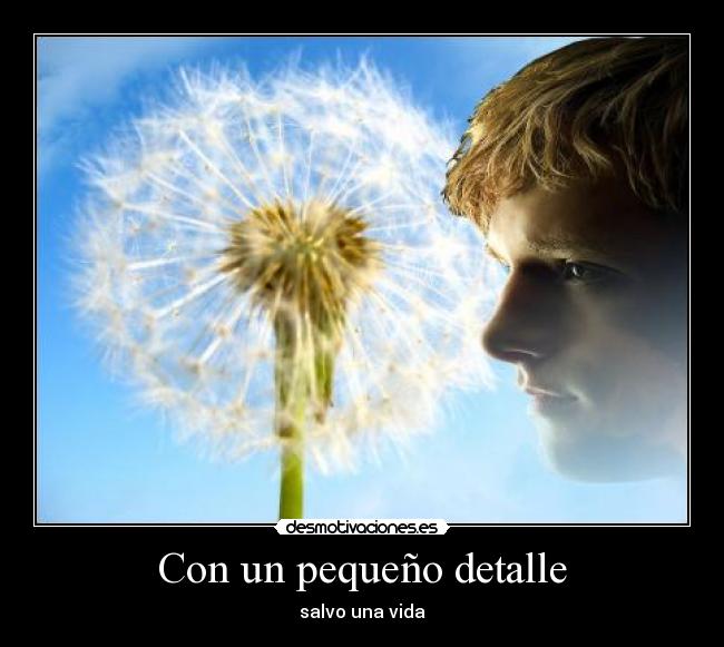 Con un pequeño detalle -
