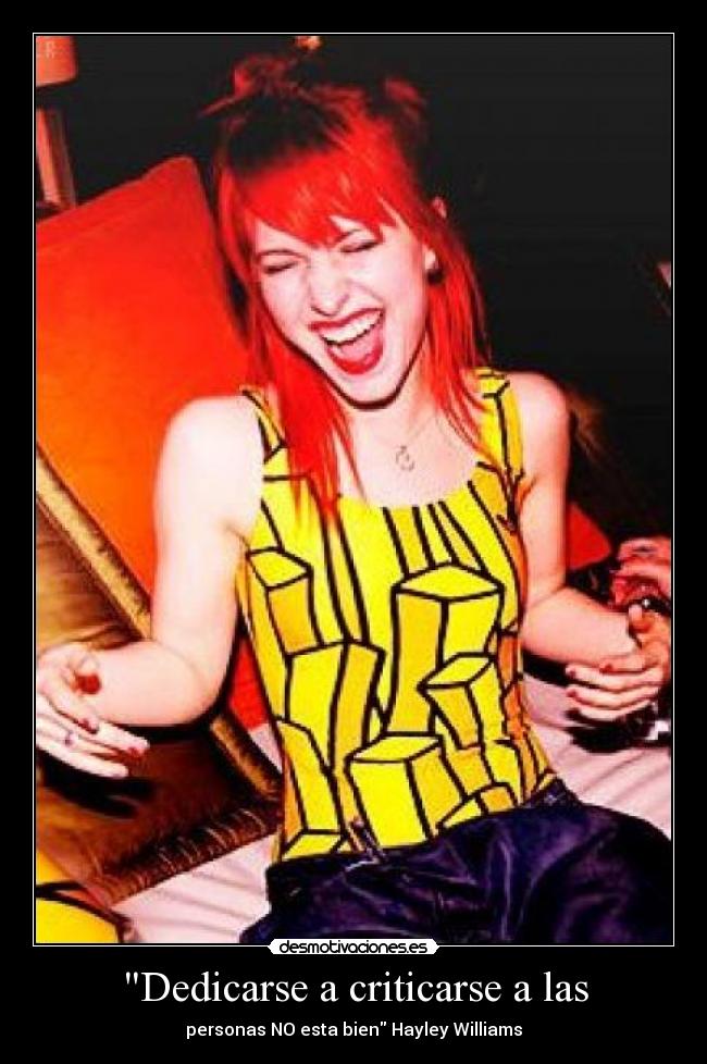 Dedicarse a criticarse a las -