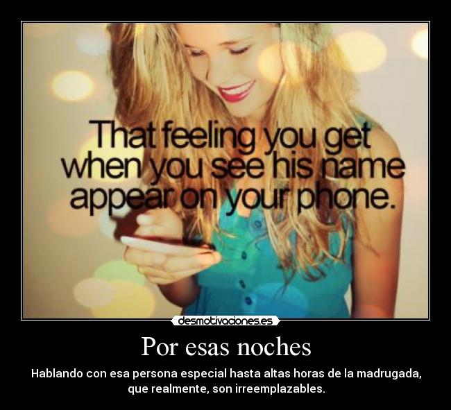 Por esas noches -