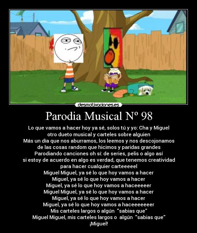 Parodia Musical Nº 98 - 