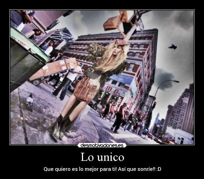 Lo unico -