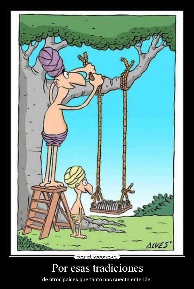 Por esas tradiciones -