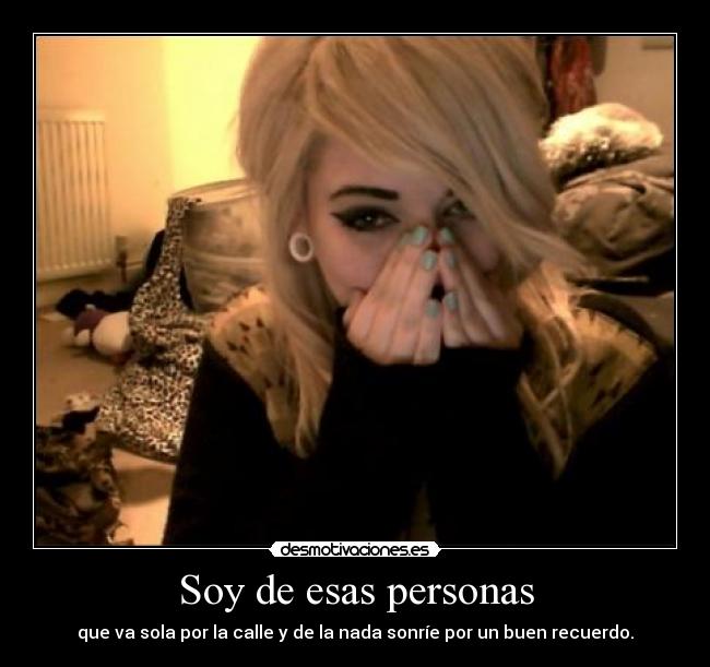 Soy de esas personas - 