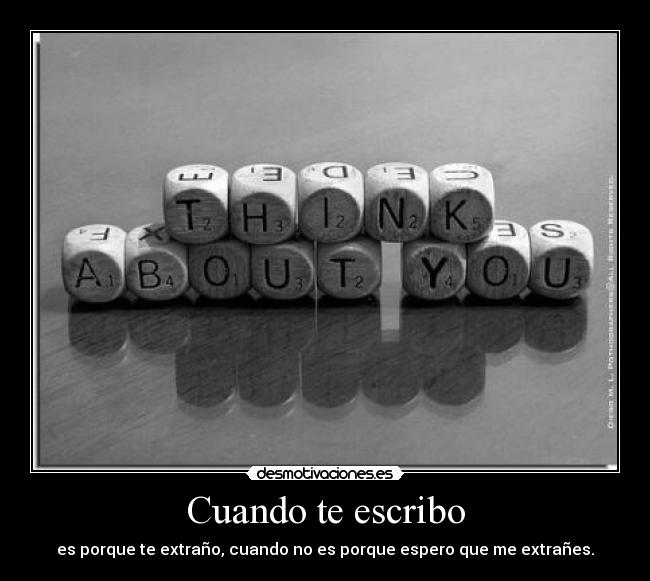 Cuando te escribo -