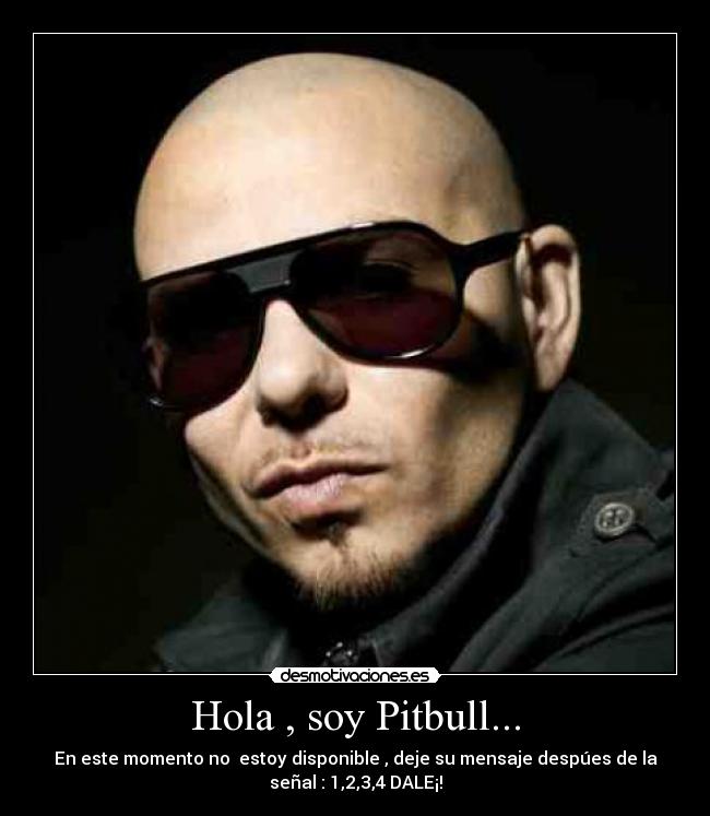 Hola , soy Pitbull... -