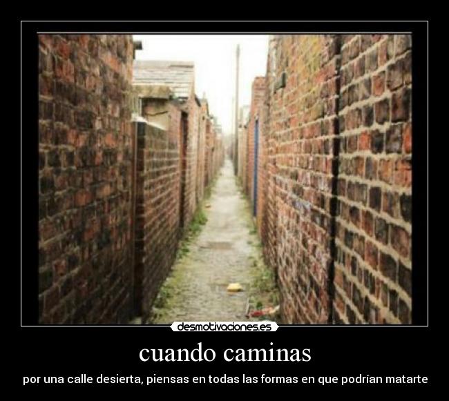 cuando caminas - 