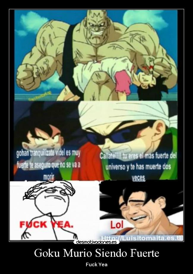 Goku Murio Siendo Fuerte -
