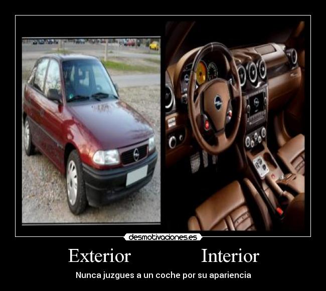 Exterior Interior - Nunca juzgues a un coche por su apariencia