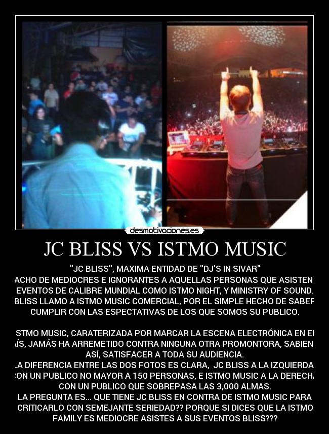 JC BLISS VS ISTMO MUSIC - 